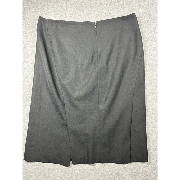 Theory Women's Pencil Skirt With Slit Black Size 10 Size 31 Waist - Picture 4 of 8